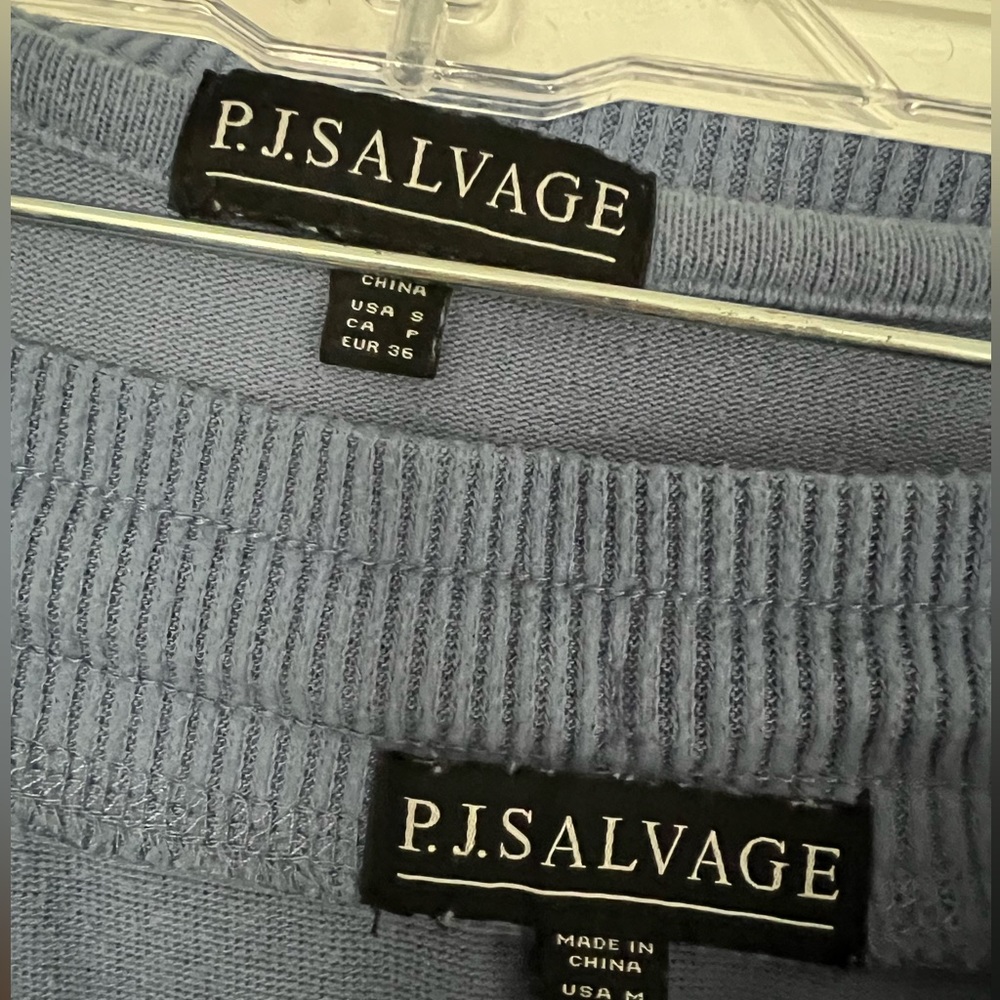 PJ Salvage soft knit SET med bottom sm top … good condition.